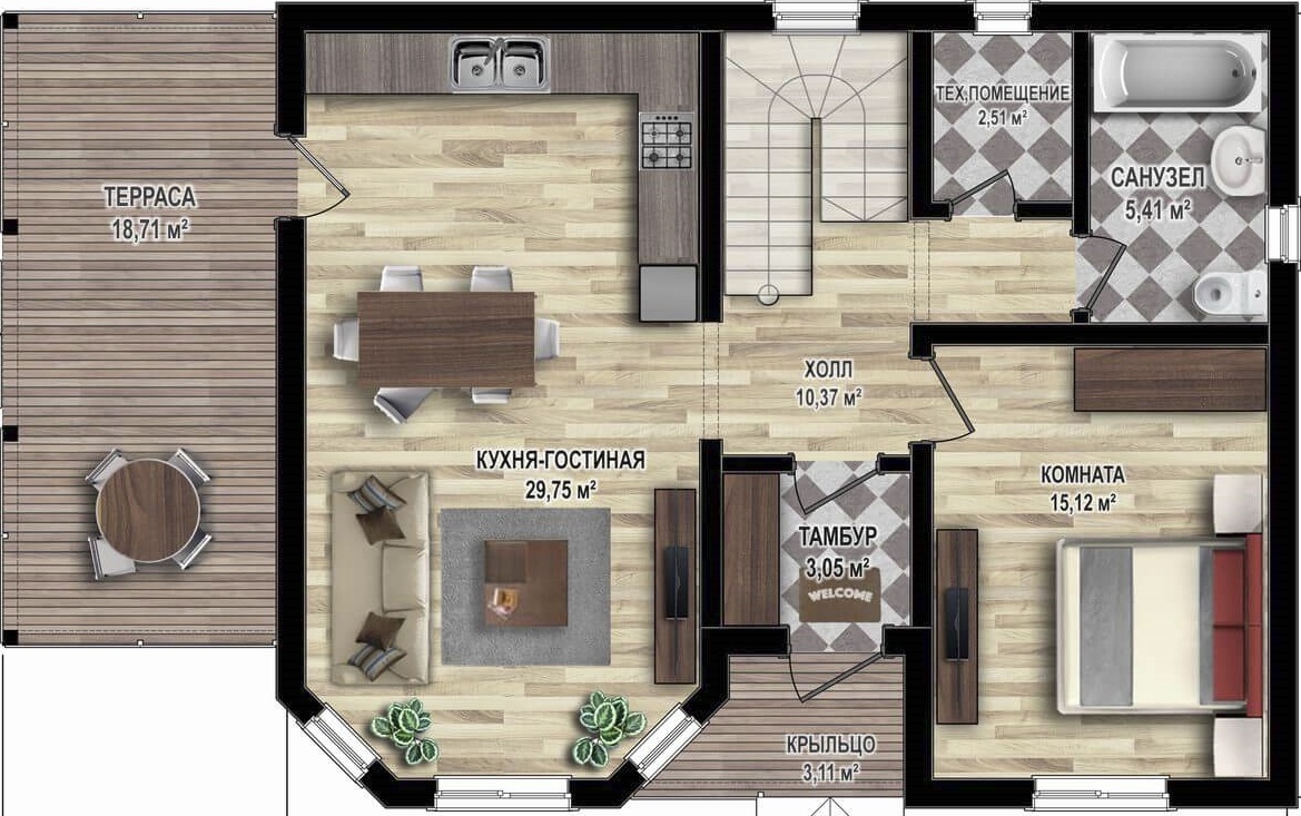Проект от компании SKN-DOM