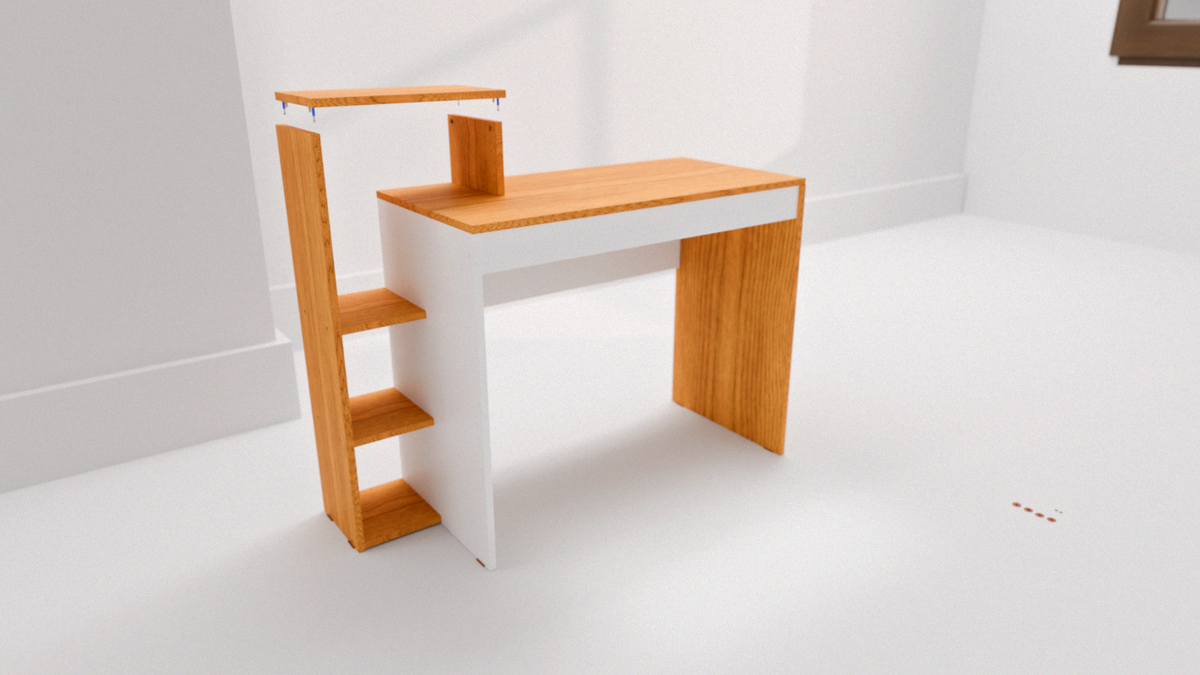 3d визуализация мебели в ролике по сборке для компании Volodin&Co