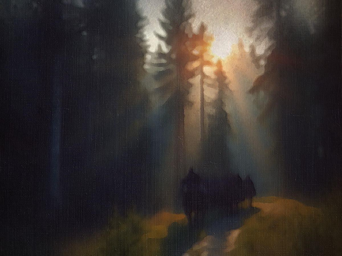 Охота со свитой