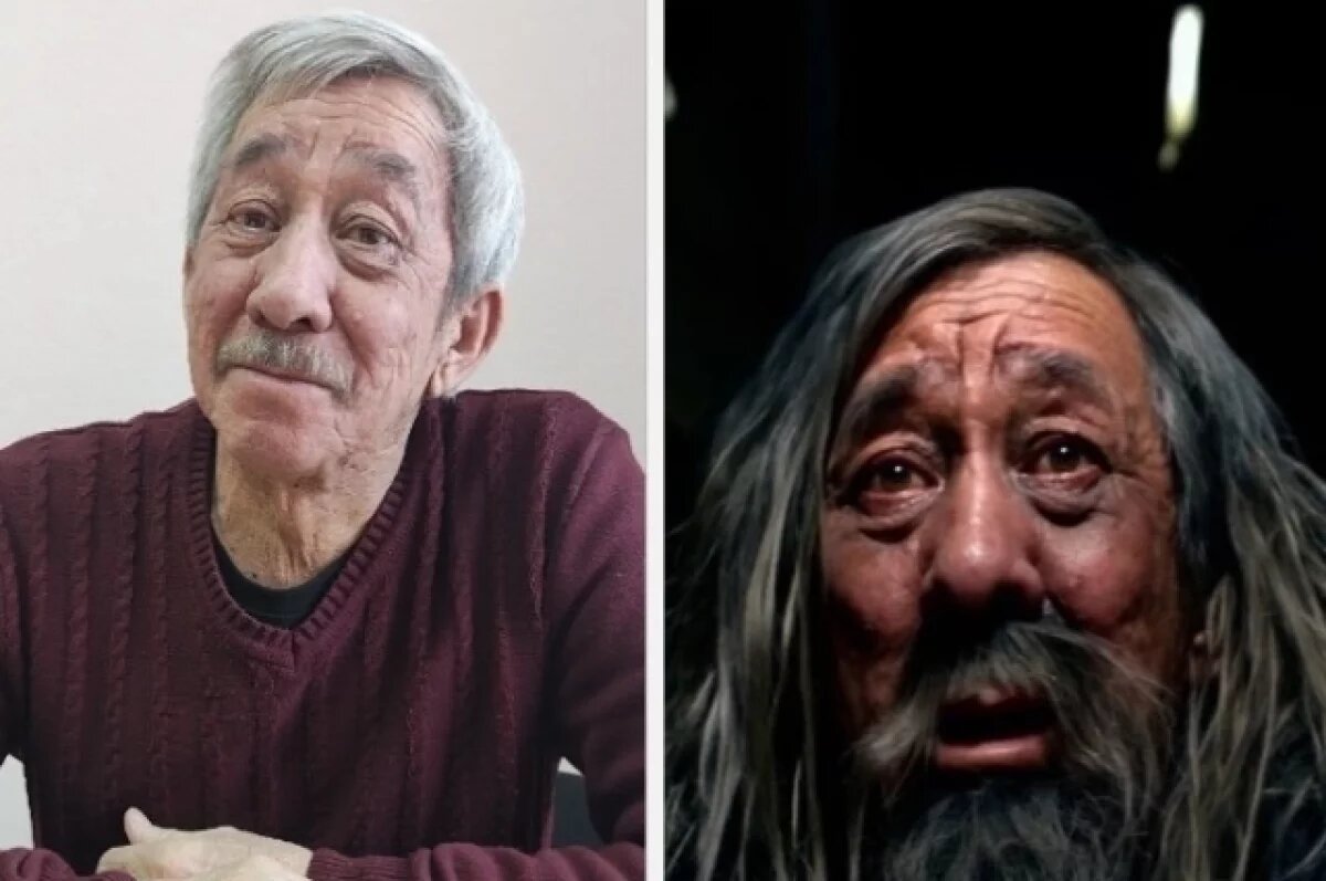    Юрий Майнагашев в жизни и в роли шамана.