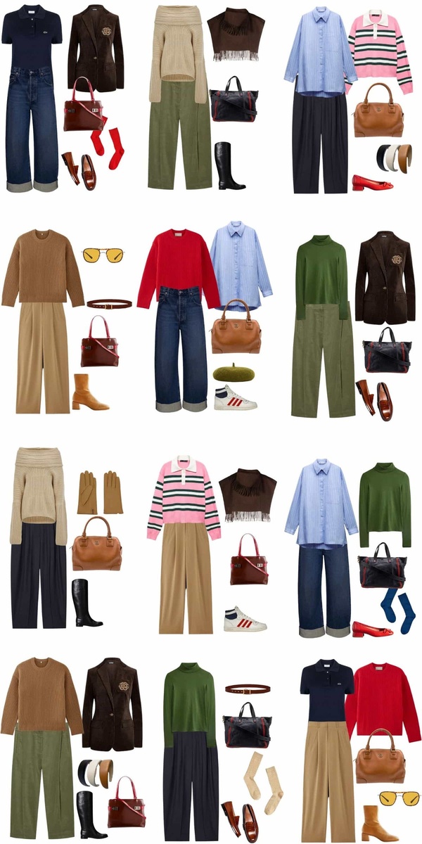 Пример капсульного гардероба.