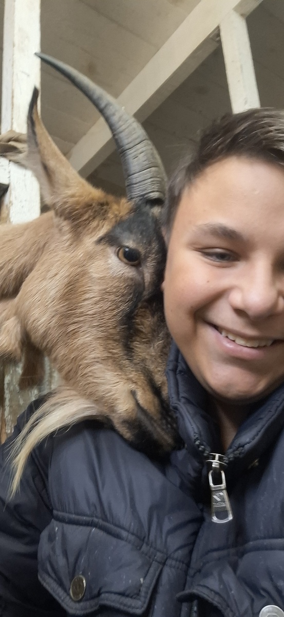 Моя коза Белка и Я.