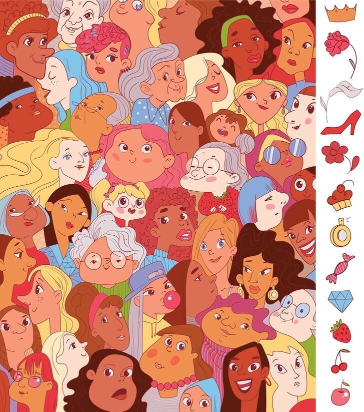 Найти предметы на картинке