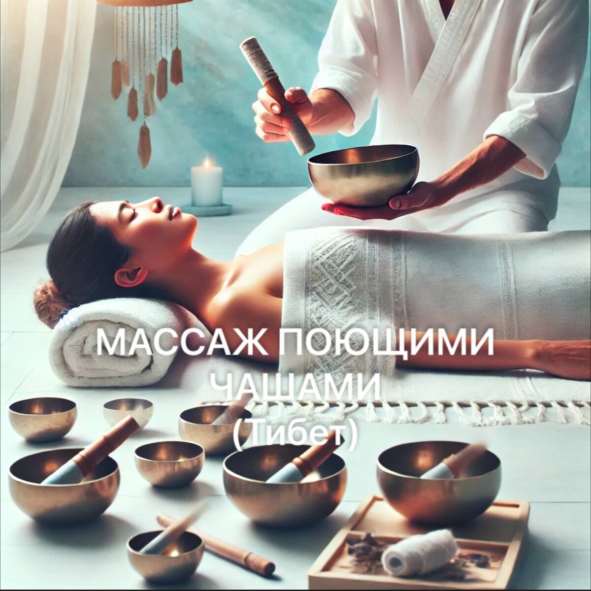 Массаж поющими чашами (Тибет)