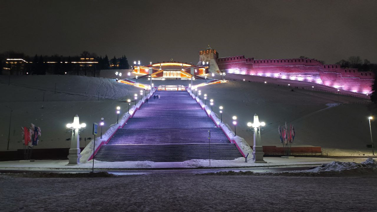 Та самая Чкаловская лестница