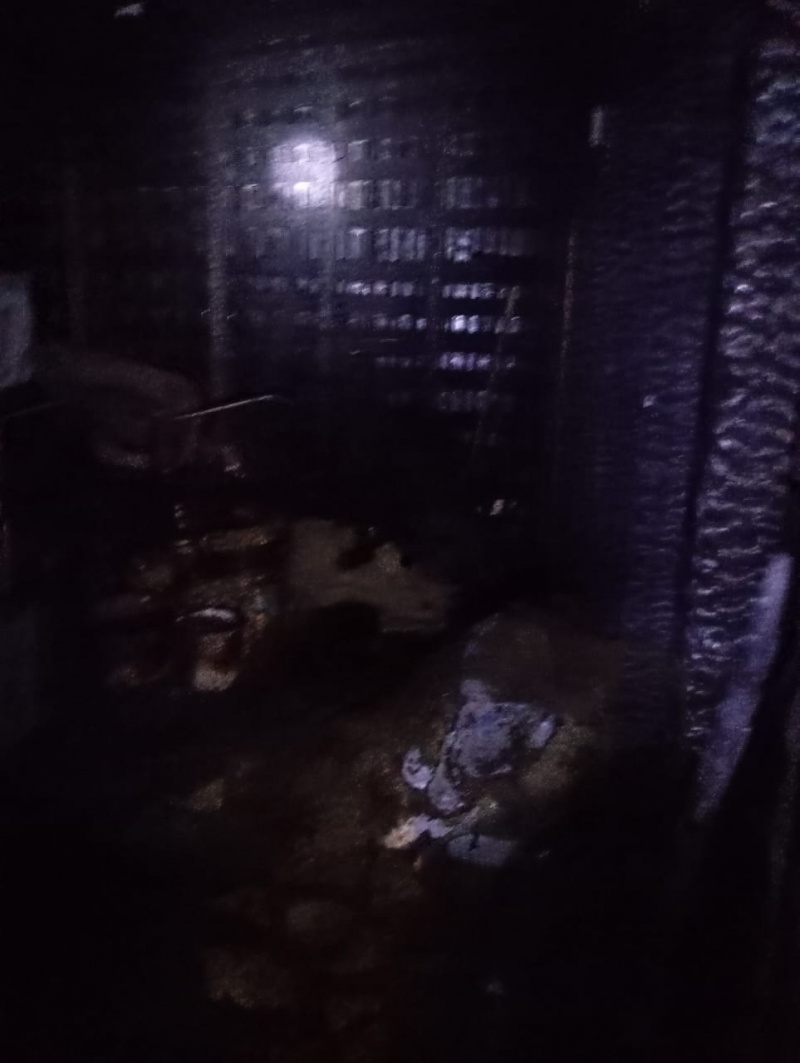    Хозпостройка полыхала под Петрозаводскомпожарная часть №75 микрорайона Соломенное