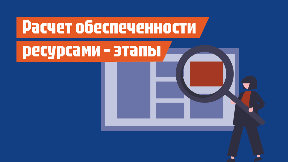 Расчет обеспеченности ресурсами – этапы