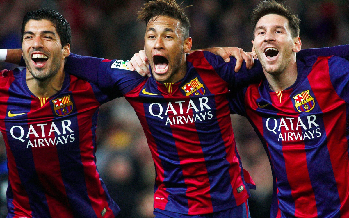 Вот она MSN. 364 гола, 171 передача и 9 титулов за 3 сезона! Комментарии излишни...  