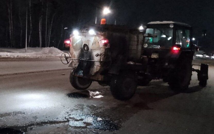    2,7 тыс. кубометров снега вывезли дорожники за ночь с основных улиц Ижевска