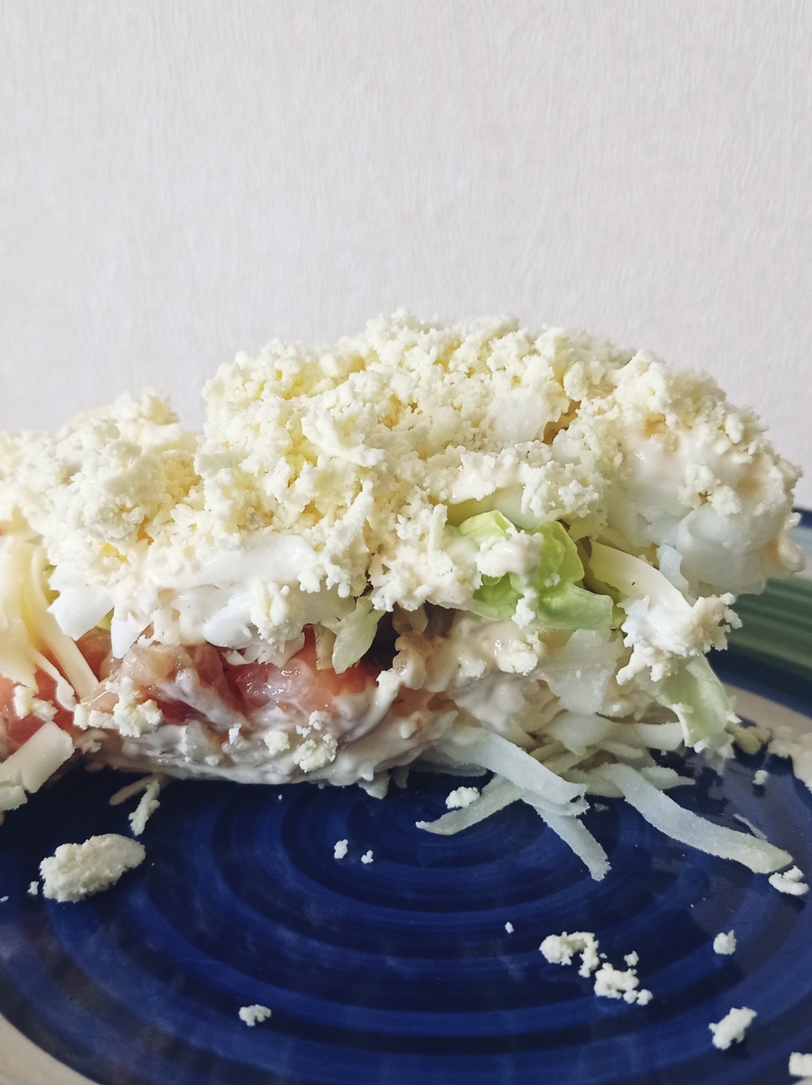 Салат "в разрезе"