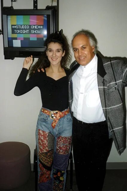 Селин Дион и Рене Анжелил в Лос-Анджелесе (март 1990 года) / https://www.tatler.ru/