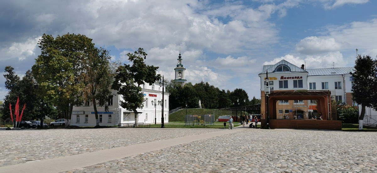 На центральной площади