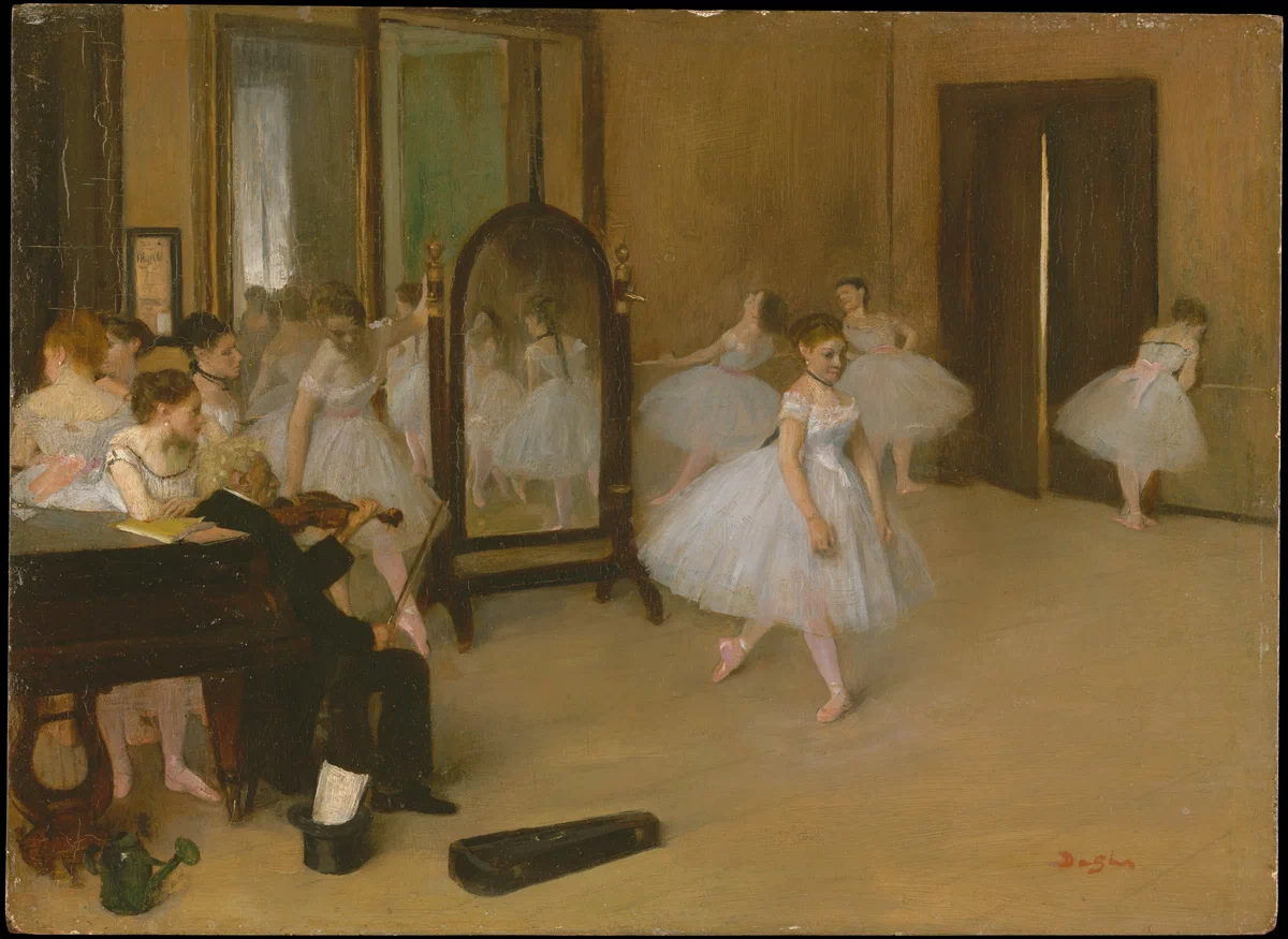 "The Dancing Class" Э. Дега