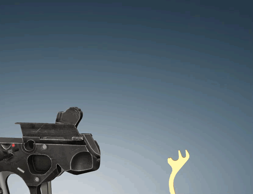 Снятие курка с рамки (World of Guns Gun Disassembly)