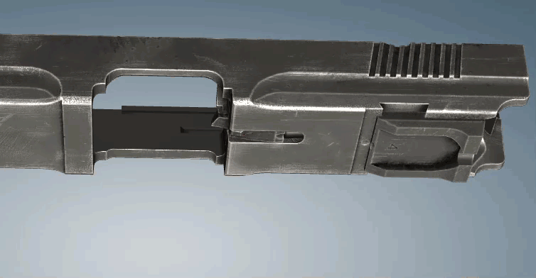Отделение выбрасывателя (World of Guns Gun Disassembly)