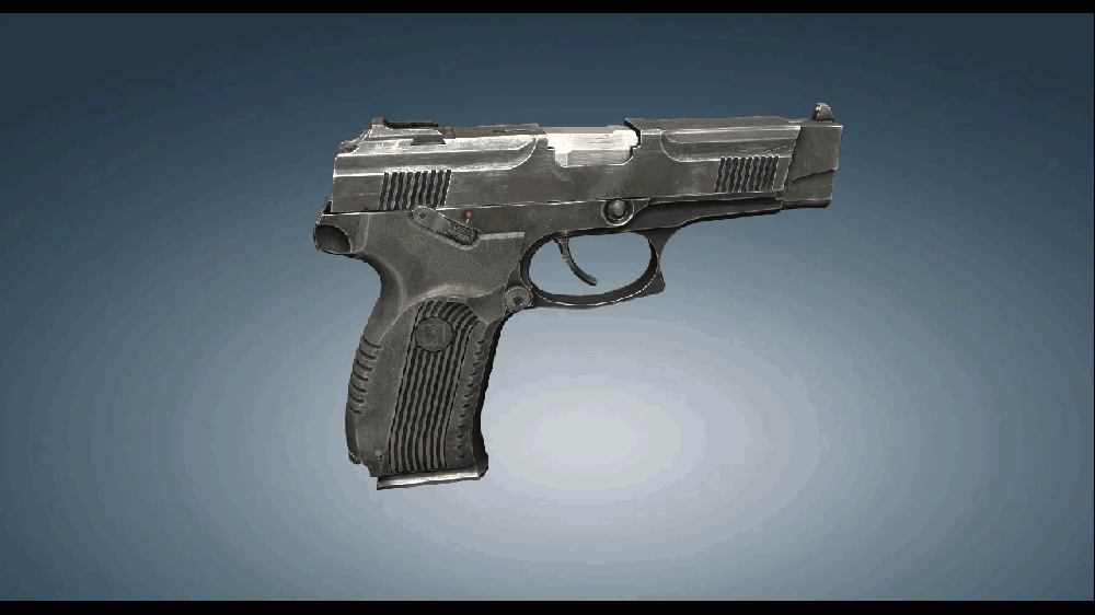 Порядок полной разборки пистолета (World of Guns Gun Disassembly)