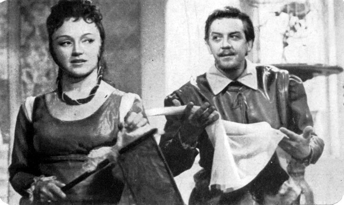 Кадр из фильма. Катарина и Петруччо.