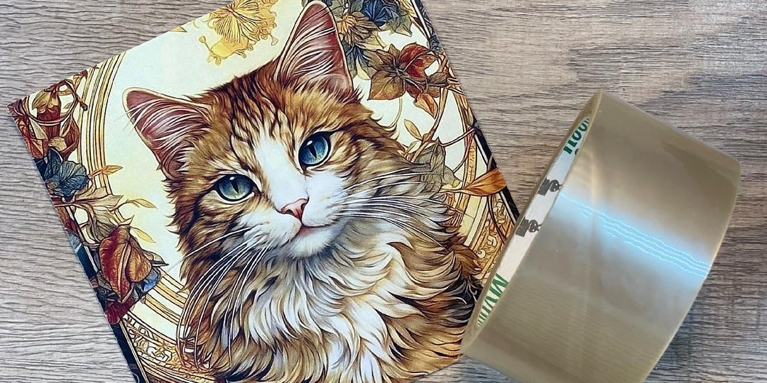 Истончение распечатки скотчем