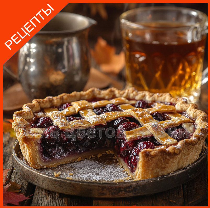 Пирог с калиной – осеннее угощение с особенным вкусом!