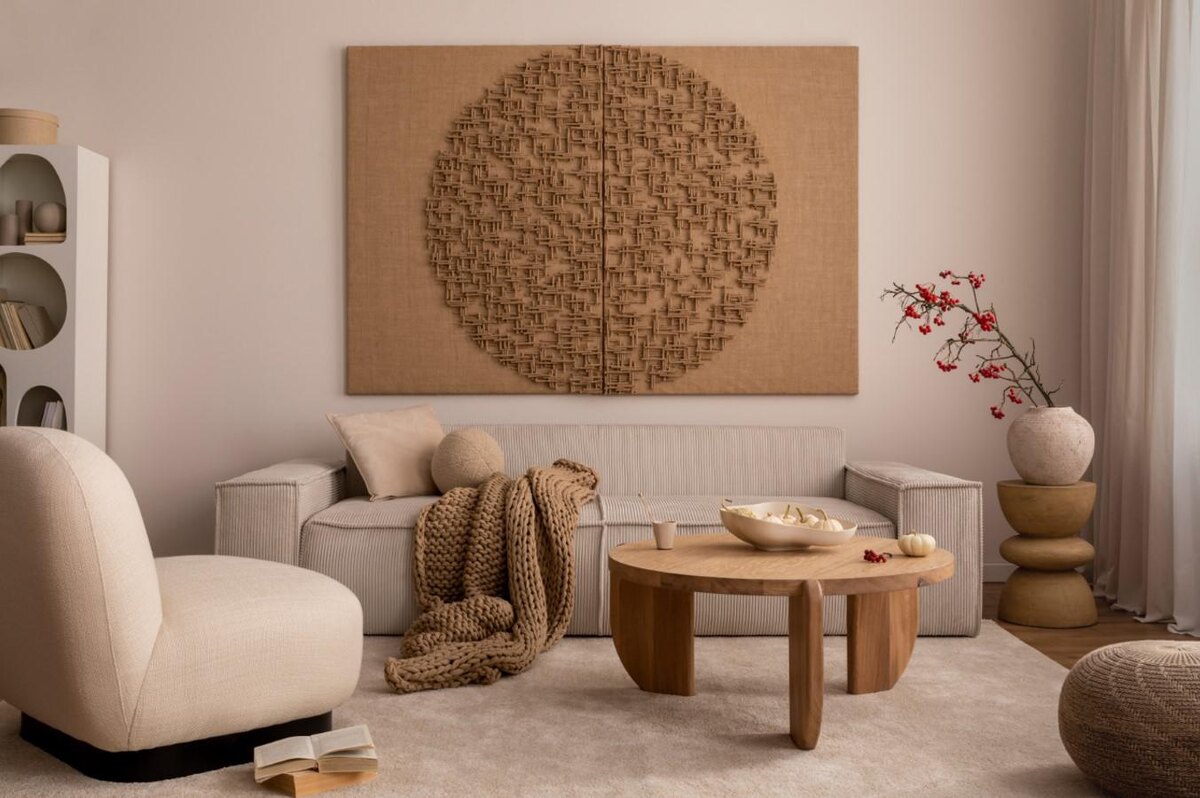 Интерьер в стиле Джапанди (фото: s0.rbk.ru)