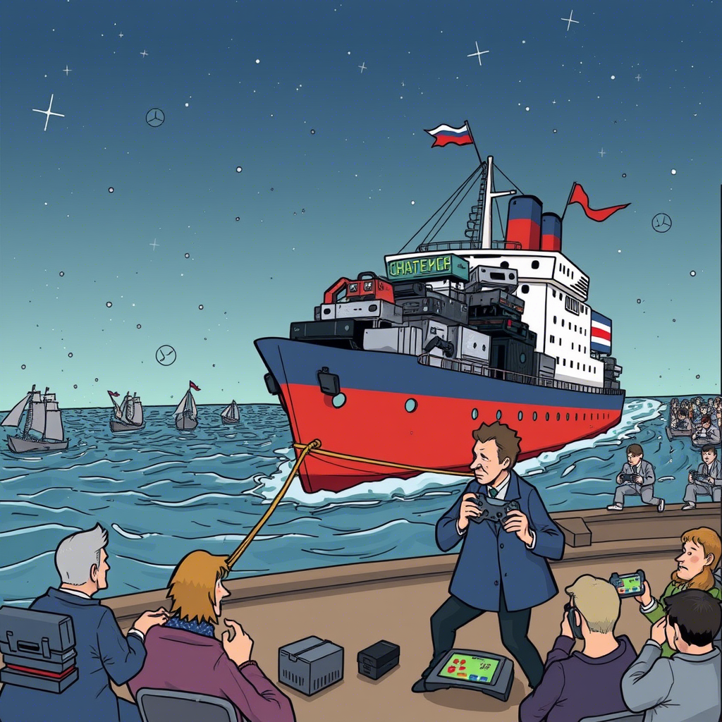 Ждем танкер с игровыми консолями в порту Новороссийска