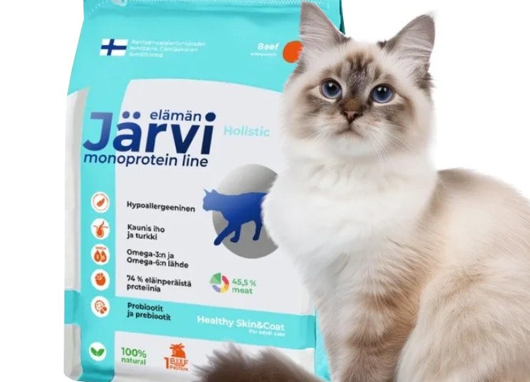 Обзор сухих кормов для кошек Jarvi Monoprotein Line