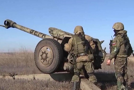   Военнослужащие ВС РФ в зоне СВО