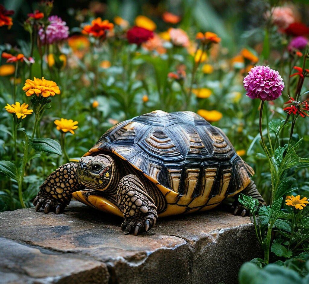 Домашняя сухопутная черепашка