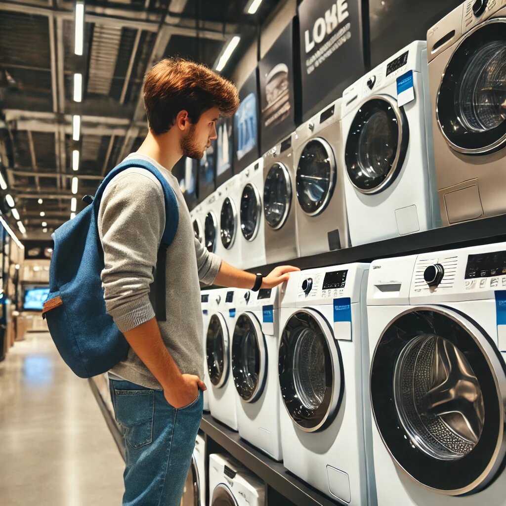 Стоит. Грустит. 