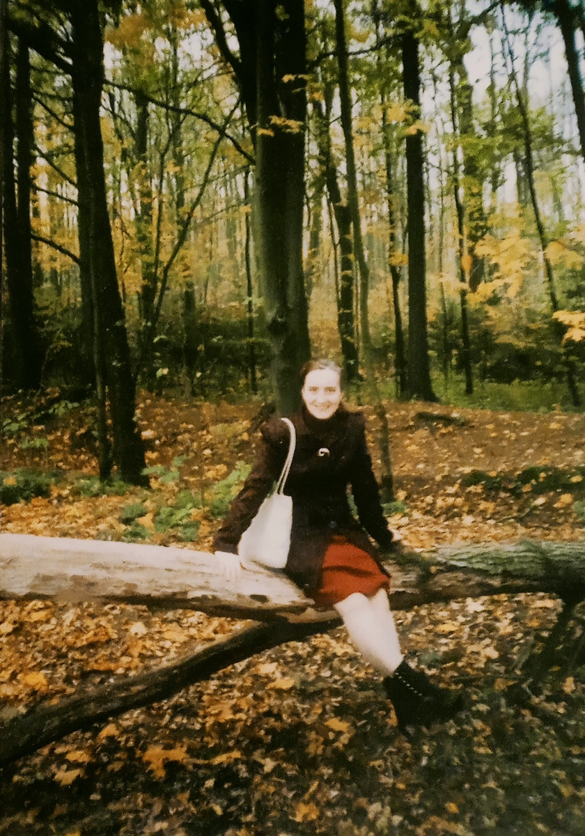 Автор в лесу своего дества, 03.10.2003 г...