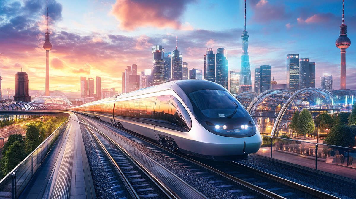 Будущее железной дороги. Сгенерировано в Midjourney