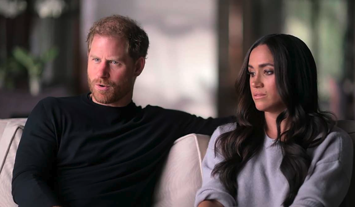    Меган Маркл и принц Гарри. Кадр: YouTube