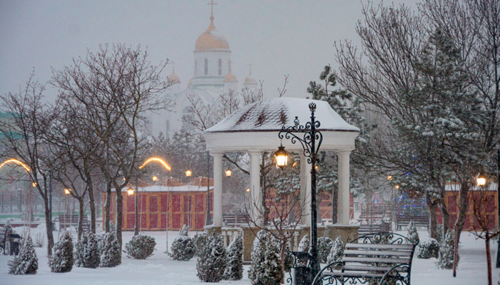 Зимний Тирасполь в лучшие времена. Фото: novostipmr.com