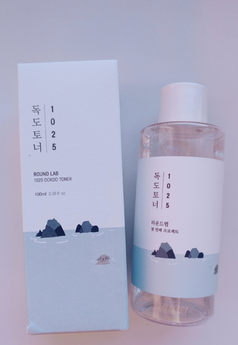 Отшелушивающий тонер с морской водой Round Lab 1025 Dokdo Toner