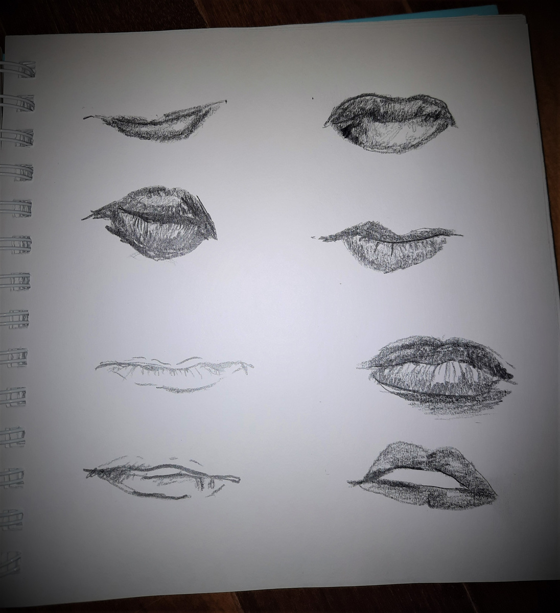 Тонкие и пухлые губы.