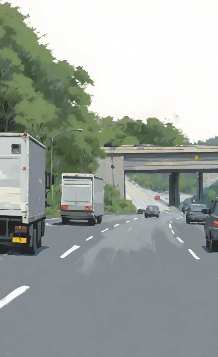 Пейзаж 5. Иллюстрация создана с помощью нейросети DreamAI и программы Photoshop.