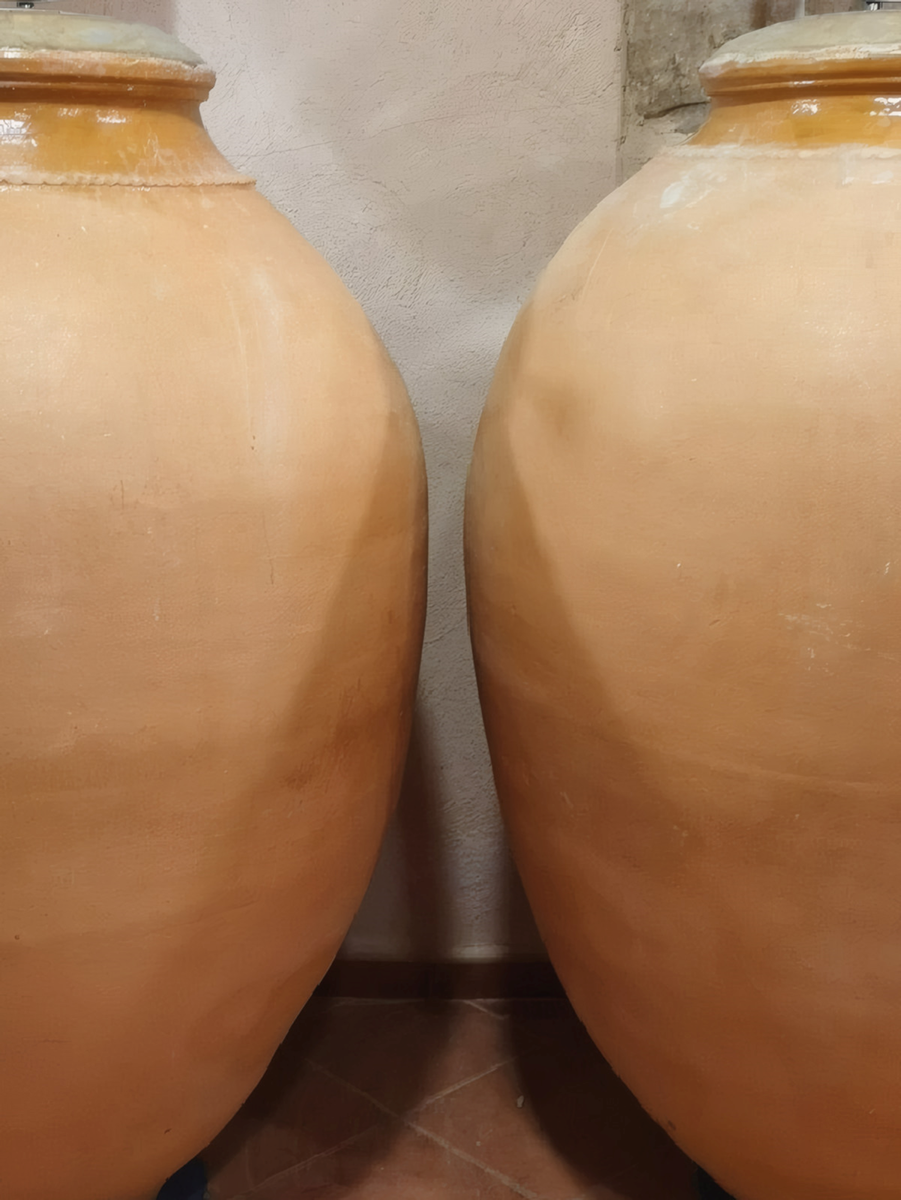 Амфоры винного проекта Terra 00 хозяйства Vins del Tros. Испания, Каталония, Terra Alta DO