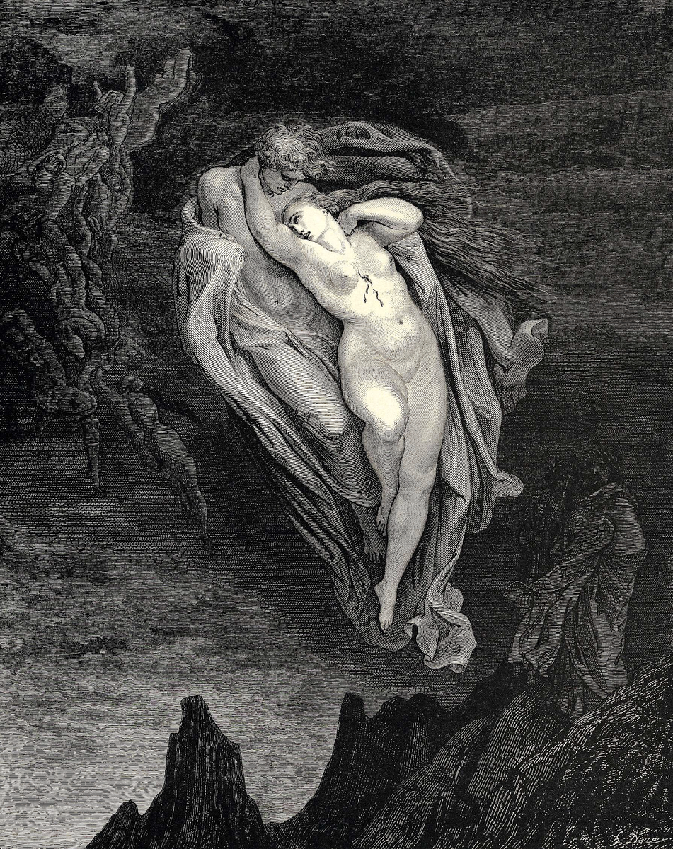 Гюстав Доре "Божественная комедия", иллюстрация из интернета.