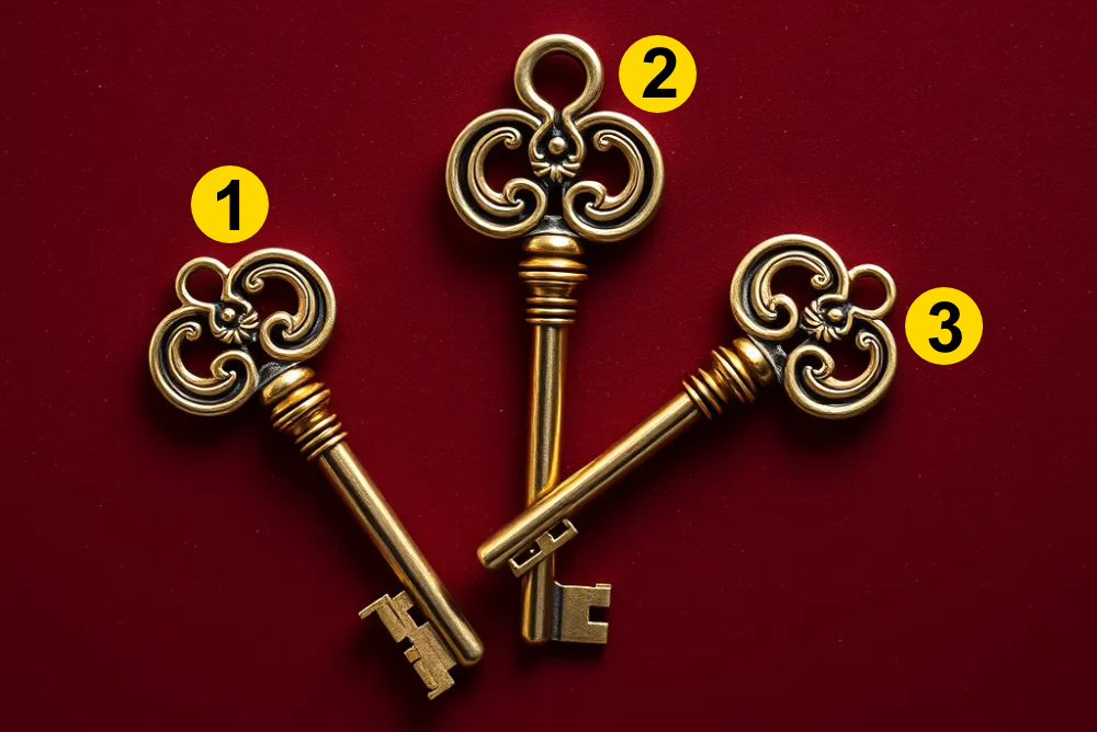 Выберите ключ 