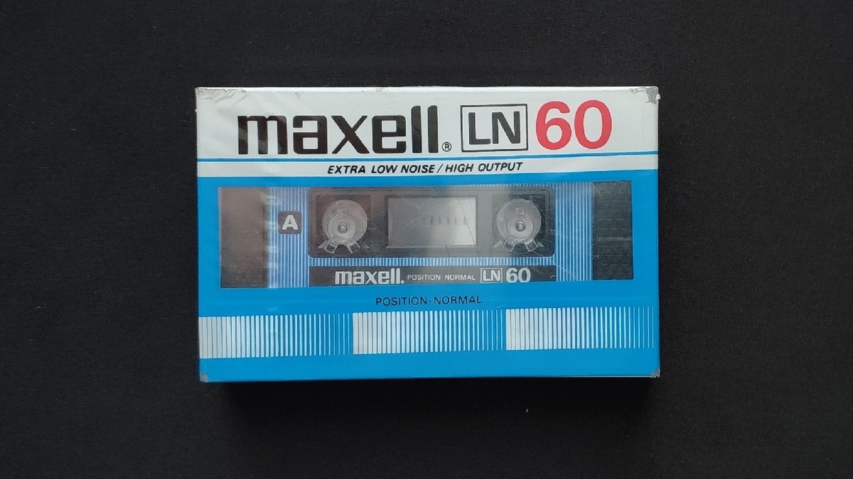 Запечатка Maxell LN 60, 1982 год
