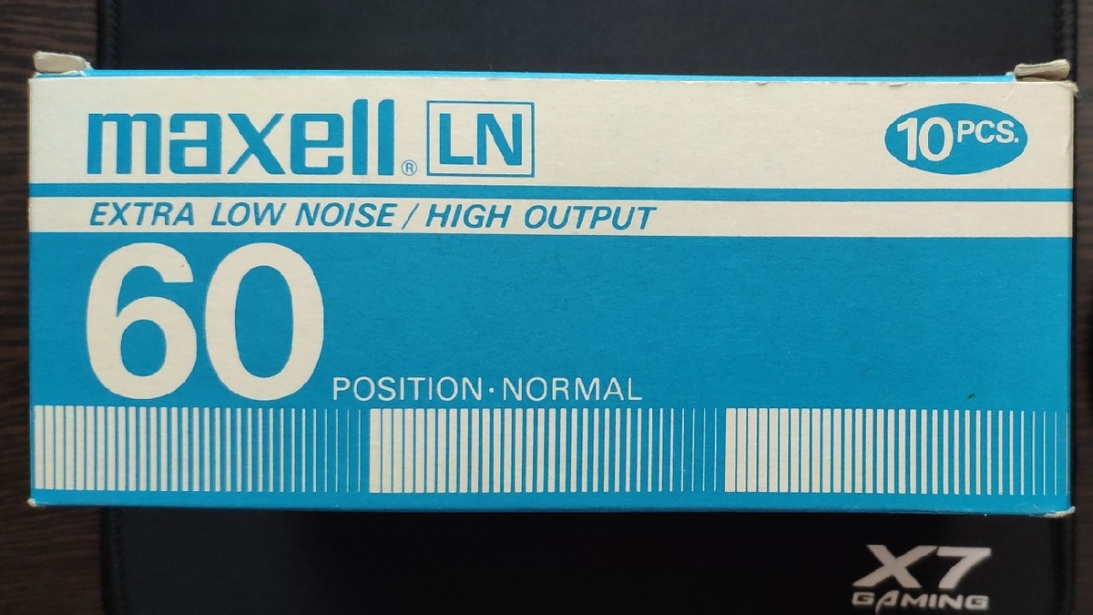 Блок Maxell LN 60, 1982 год