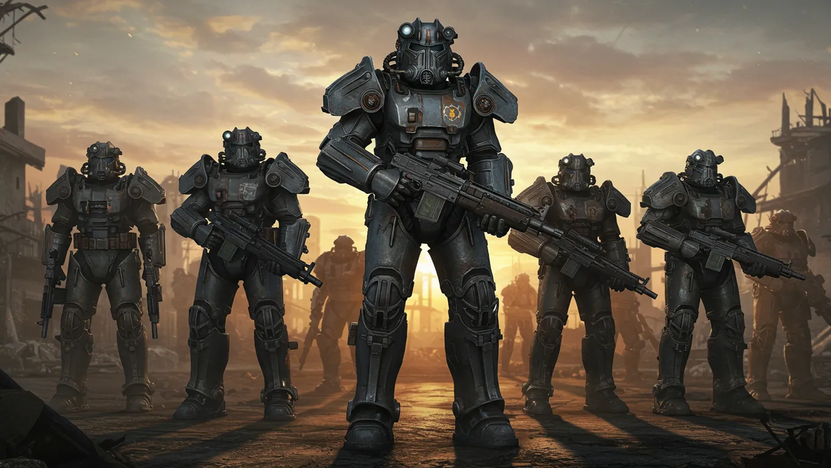 Братство Стали: мы тут, чтобы... эээ... забрать твои технологии. И кофе. ⚙️☕️