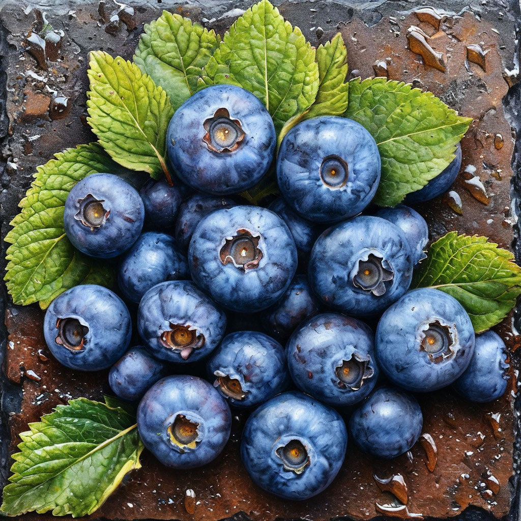 Голубика по версии нейросети