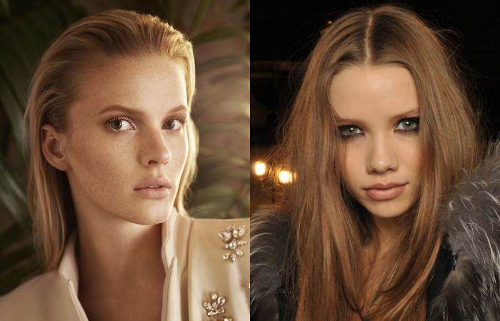 Модели из России Анна Вьялицына и Анастасия Кривошеева./Фото: listal.com