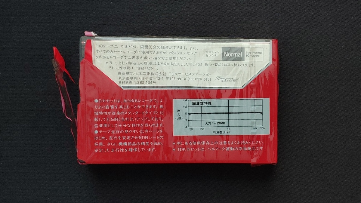 Запечатка TDK D-C60