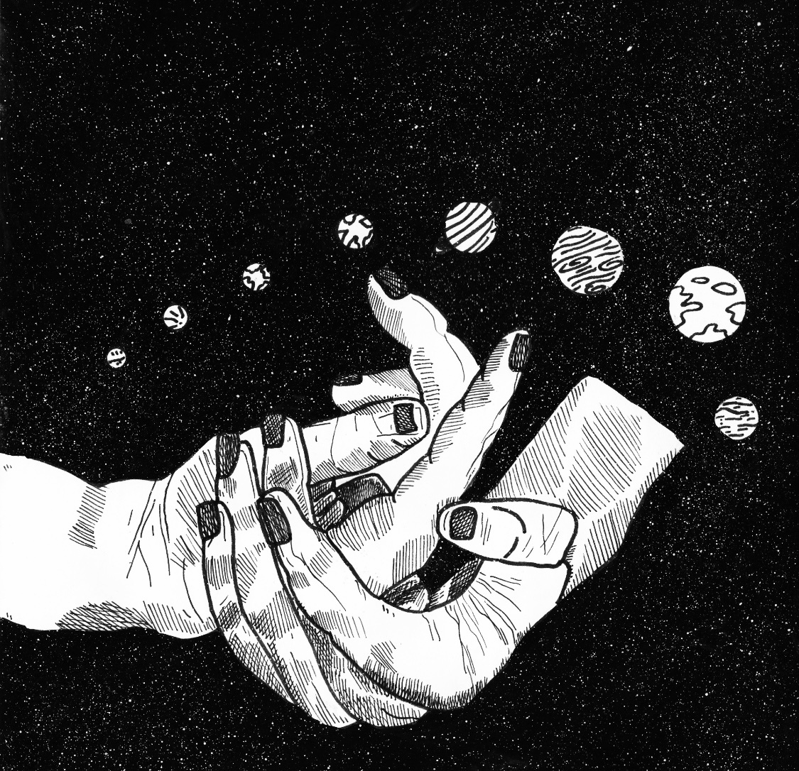 Работа из скетчбука Spring song — март — май 2019