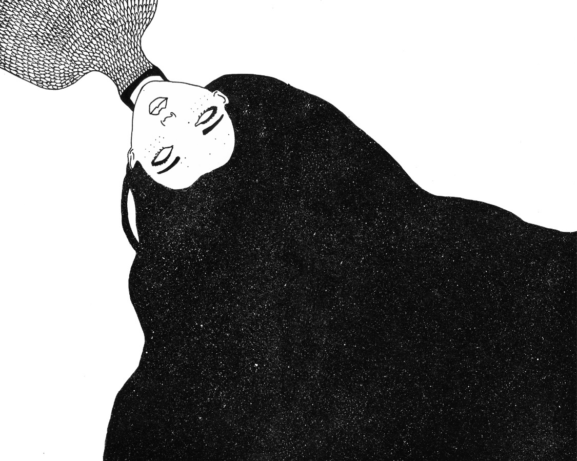 Работа из скетчбука INSIDE of Me Black moon — 20 февраля — 15 апреля 2020 vol. 4 (1)