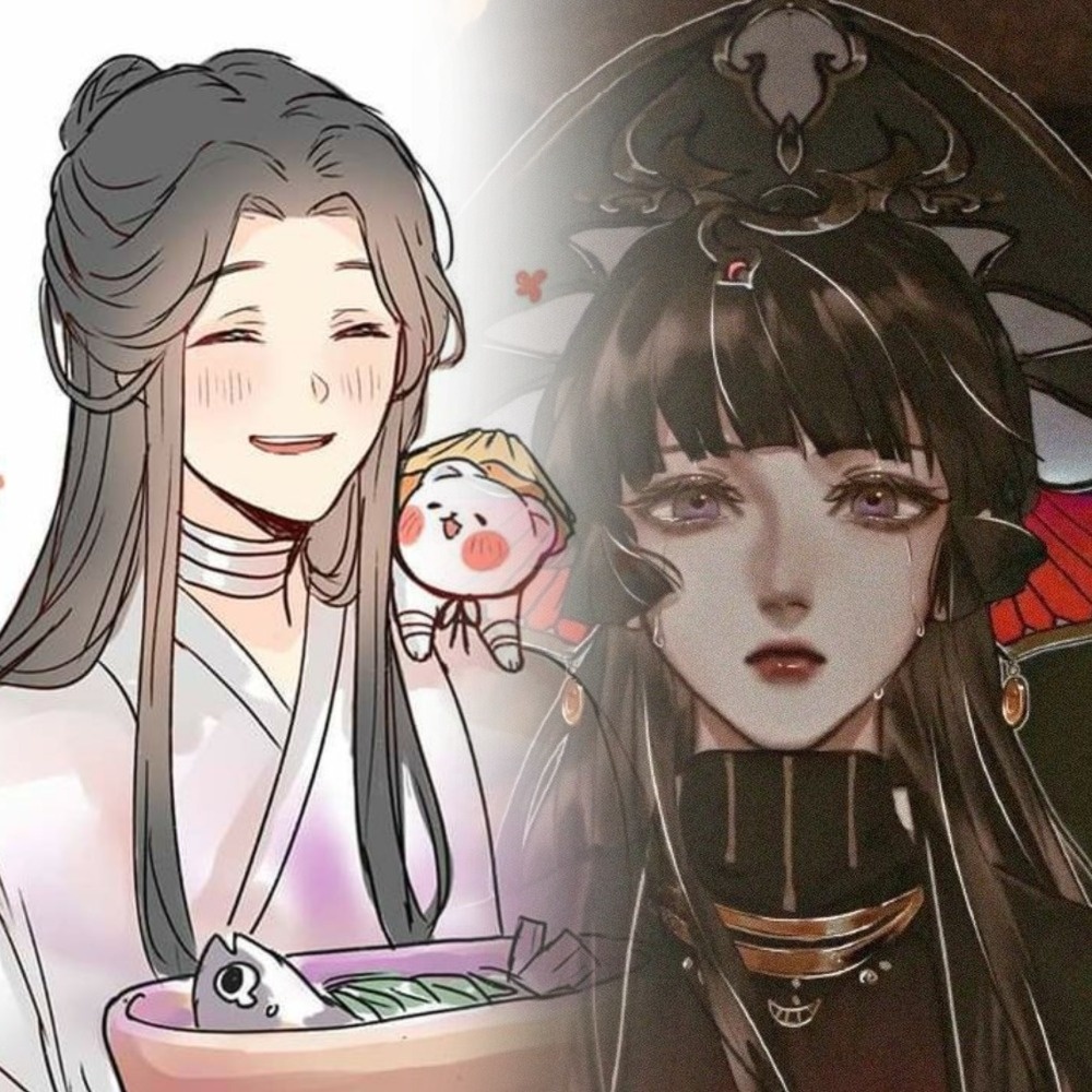 Даже если он этого не знал, Се Лянь сильно изменил мир. Коллаж автора