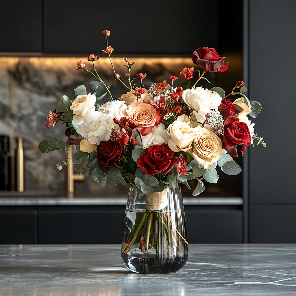 Цветы для любимой на 14 февраля LetLoveBloom Мск и Спб