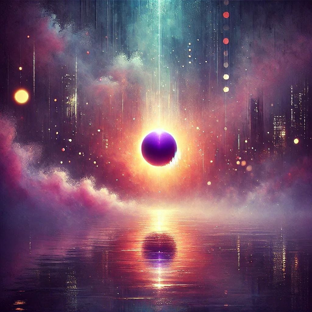 Фиолетовый мяч 